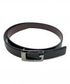 GUCCIグッチ）の古着「Gバックルリバーシブルベルト」｜ブラック