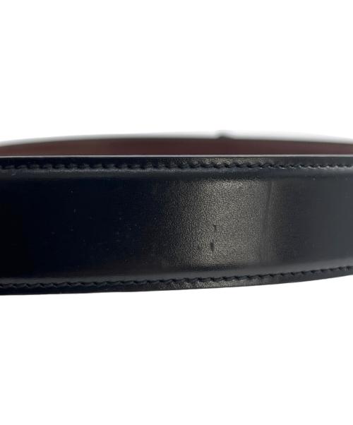 GUCCI（グッチ）GUCCI (グッチ) Gバックルリバーシブルベルト ブラックの古着・服飾アイテム