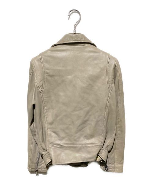 BEAUTY&YOUTH（ビューティーアンドユース）BEAUTY&YOUTH (ビューティーアンドユース) ダブルライダースジャケット ベージュ サイズ:Mの古着・服飾アイテム