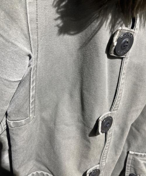 NUDIE JEANS（ヌーディー・ジーンズ）NUDIE JEANS (ヌーディー・ジーンズ) モッズコート グリーン サイズ:Sの古着・服飾アイテム