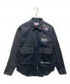 Aape BY A BATHING APEエーエイプ バイ アベイシングエイプ）の古着「シャツジャケット」｜ブラック