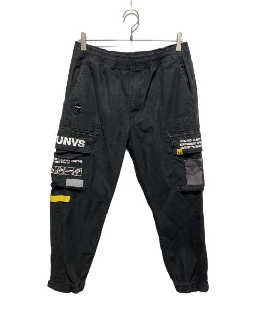 Aape BY A BATHING APE（エーエイプ バイ アベイシングエイプ）AAPE BY A BATHING APE (エーエイプ バイ アベイシングエイプ) カーゴパンツ ブラック サイズ:Lの古着・服飾アイテム