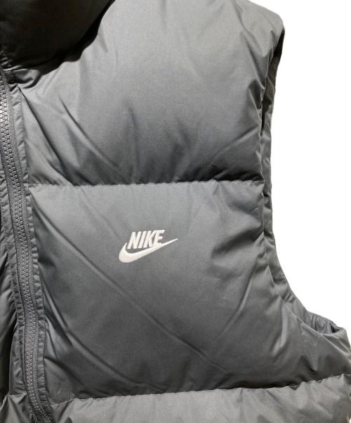 NIKE（ナイキ）NIKE (ナイキ) Therma-FIT ダウン パファー ベスト グレー サイズ:Lの古着・服飾アイテム
