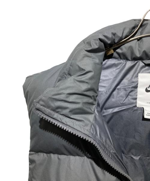 NIKE（ナイキ）NIKE (ナイキ) Therma-FIT ダウン パファー ベスト グレー サイズ:Lの古着・服飾アイテム