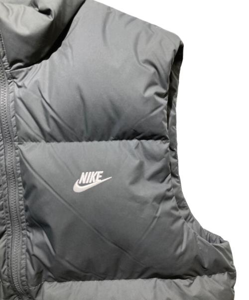NIKE（ナイキ）NIKE (ナイキ) Therma-FIT ダウン パファー ベスト グレー サイズ:Lの古着・服飾アイテム