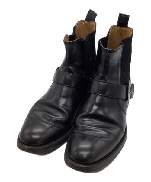 REGAL（リーガル）REGAL (リーガル) バックル付きサイドゴアブーツ ブラック サイズ:24ｃｍの古着・服飾アイテム