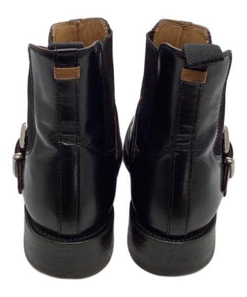 REGAL（リーガル）REGAL (リーガル) バックル付きサイドゴアブーツ ブラック サイズ:24ｃｍの古着・服飾アイテム