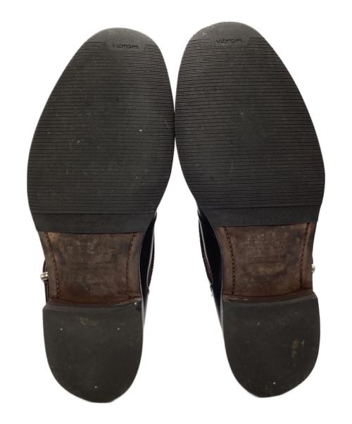 REGAL（リーガル）REGAL (リーガル) バックル付きサイドゴアブーツ ブラック サイズ:24ｃｍの古着・服飾アイテム