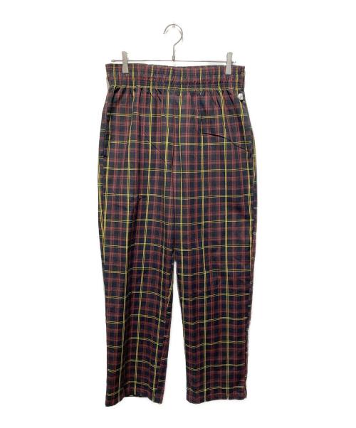 COOKMAN（クックマン）COOKMAN (クックマン) Chef Pants Semiwide FAT Tartan Check レッド サイズ:Ｌの古着・服飾アイテム