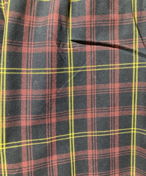 COOKMAN（クックマン）COOKMAN (クックマン) Chef Pants Semiwide FAT Tartan Check レッド サイズ:Ｌの古着・服飾アイテム