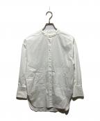 PLAIN PEOPLEプレインピープル）の古着「ハイパワーブロードチュニックブラウス」｜ホワイト