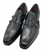 madrasマドラス）の古着「ダブルベルトスリッポン/ビジネスシューズ」｜ブラック