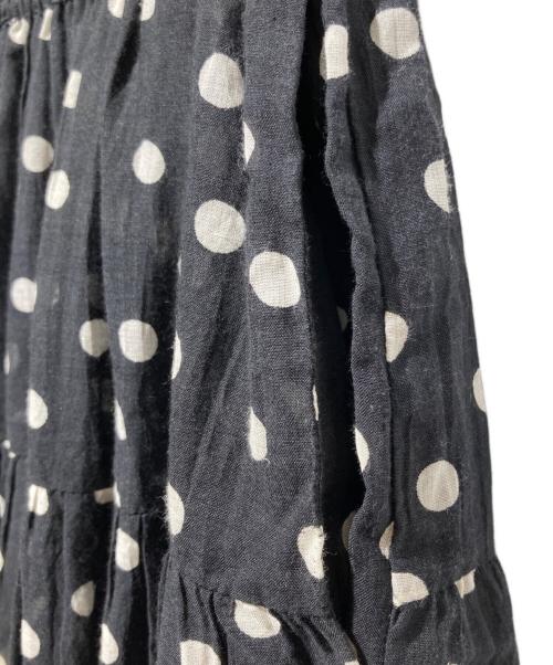 BEARDSLEY（ビアズリー）BEARDSLEY (ビアズリー) クリンクルドットスカート ブラック サイズ:FREEの古着・服飾アイテム