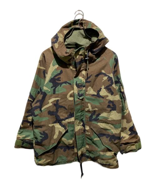 ALPHA INDUSTRIES（アルファインダストリーズ）ALPHA INDUSTRIES (アルファインダストリーズ) カモ柄ミリタリーマウンテンパーカー カーキ サイズ:7080/9404の古着・服飾アイテム
