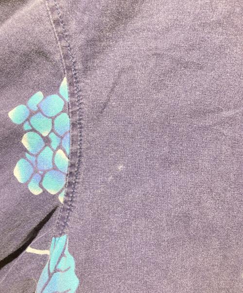 stussy（ステューシー）stussy (ステューシー) フラワープリントシャツ ネイビー サイズ:Lの古着・服飾アイテム