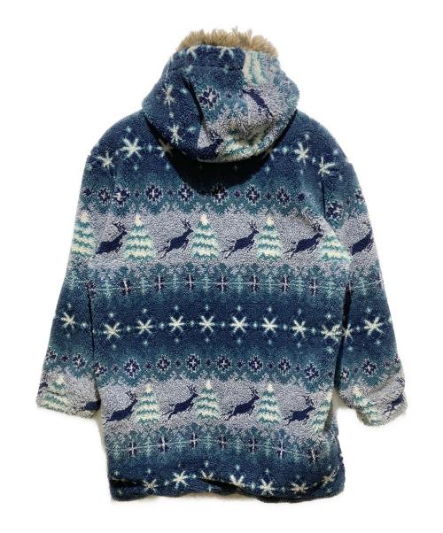 L.L.Bean（エルエルビーン）L.L.Bean (エルエルビーン) 80ｓノルディック柄コート ブルー サイズ:不明の古着・服飾アイテム
