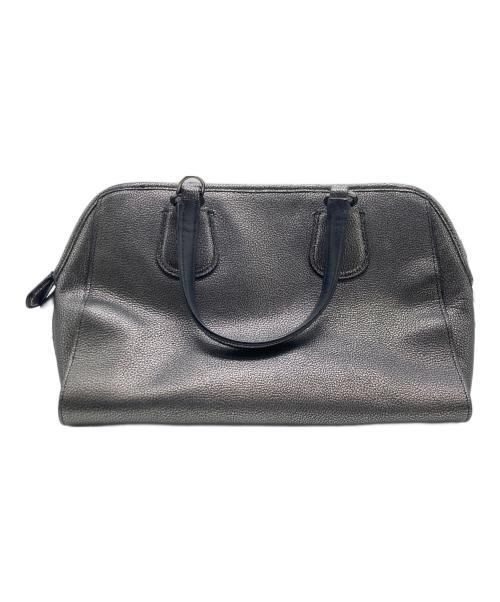 COACH（コーチ）COACH (コーチ) メタリック ペブルレザーショルダーバッグ シルバーの古着・服飾アイテム