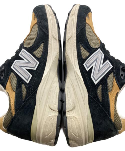 NEW BALANCE（ニューバランス）NEW BALANCE (ニューバランス) 990V3 ローカットスニーカー ベージュ×ブラック サイズ:26cmの古着・服飾アイテム