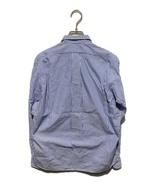 COMME des GARCONS HOMME（コムデギャルソン オム）COMME des GARCONS HOMME (コムデギャルソン オム) INDIVIDUALIZED SHIRTS (インディビジュアライズドシャツ) ストライプシャツ ブルー サイズ:Mの古着・服飾アイテム