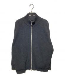 PUBLIC TOKYO（パブリックトウキョウ）の古着「バウンドウールライトドライバーズニット」｜ブラック