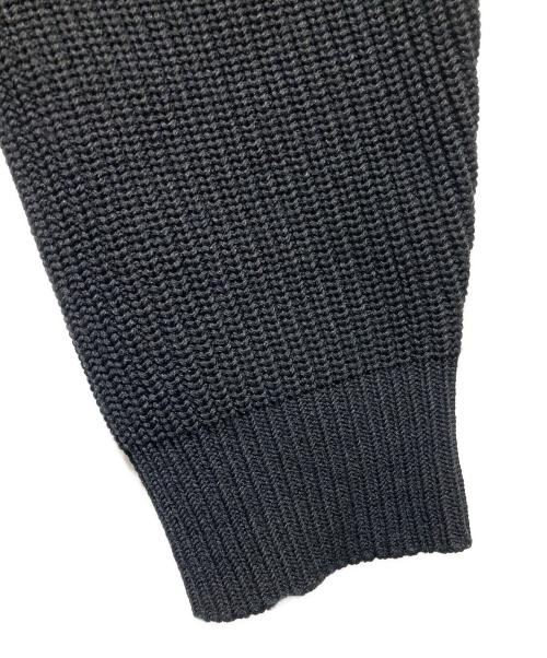 PUBLIC TOKYO（パブリックトウキョウ）PUBLIC TOKYO (パブリックトウキョウ) バウンドウールライトドライバーズニット ブラック サイズ:2の古着・服飾アイテム