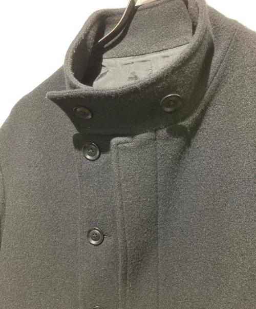 s'yte（サイト）s'yte (サイト) DOUBLE-WEAVE MELTON STAND COLLAR COAT ブラック サイズ:3の古着・服飾アイテム