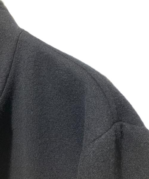 s'yte（サイト）s'yte (サイト) DOUBLE-WEAVE MELTON STAND COLLAR COAT ブラック サイズ:3の古着・服飾アイテム
