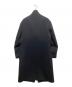 s'yte (サイト) DOUBLE-WEAVE MELTON STAND COLLAR COAT ブラック サイズ:3：35000円
