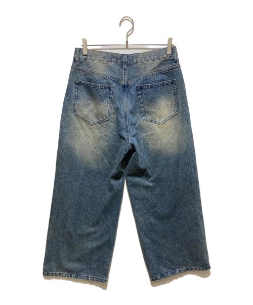 TK TAKEO KIKUCHI（ティーケー タケオキクチ）TK TAKEO KIKUCHI (ティーケー タケオキクチ) 【Aラインシリーズ】デニム インディゴ サイズ:Lの古着・服飾アイテム