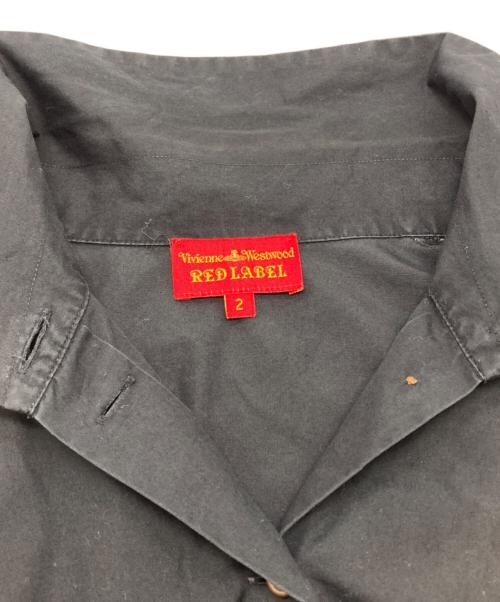 Vivienne Westwood RED LABEL（ヴィヴィアンウエストウッドレッドレーベル）Vivienne Westwood RED LABEL (ヴィヴィアンウエストウッドレッドレーベル) オーブ刺繍シャツ ブラック サイズ:2の古着・服飾アイテム