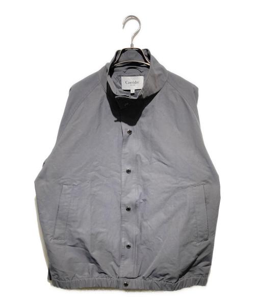 corridor（コリドール）corridor (コリドール) スタンドカラージャケット グレー サイズ:Ｌの古着・服飾アイテム