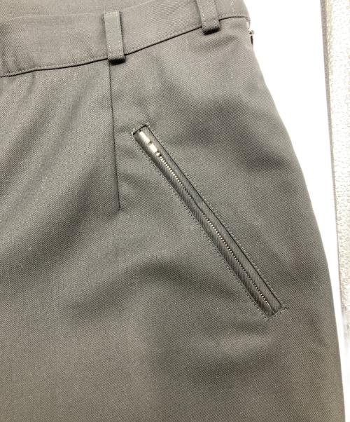 Maison Margiela（メゾンマルジェラ）Maison Margiela (メゾンマルジェラ) 21AW ジップポケットテーパードパンツ ブラック サイズ:40の古着・服飾アイテム