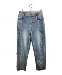 AELFRIC（エルフリック・エデン）の古着「デザインデニムパンツ」｜インディゴ