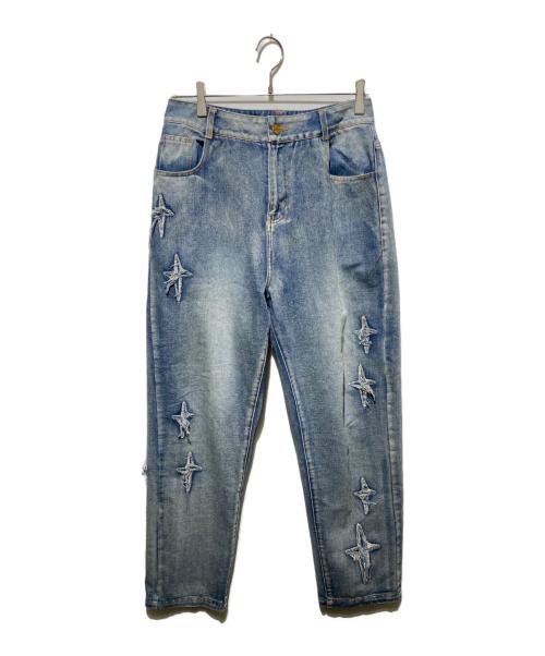 AELFRIC（エルフリック・エデン）AELFRIC (エルフリック・エデン) デザインデニムパンツ インディゴ サイズ:W30の古着・服飾アイテム