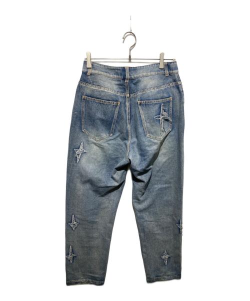 AELFRIC（エルフリック・エデン）AELFRIC (エルフリック・エデン) デザインデニムパンツ インディゴ サイズ:W30の古着・服飾アイテム