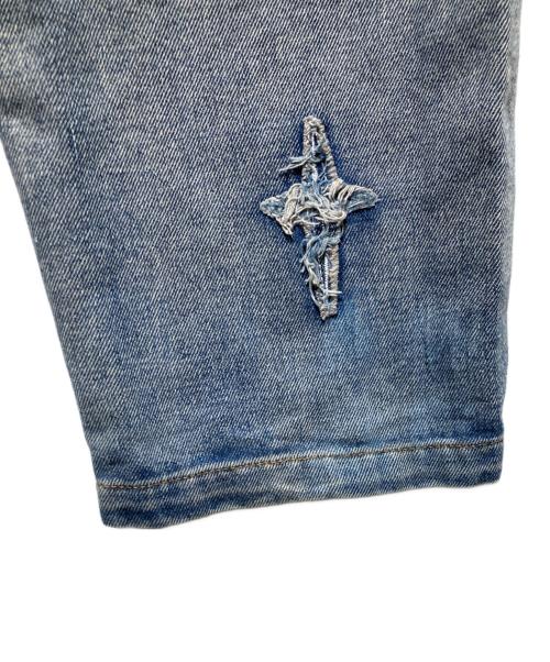 AELFRIC（エルフリック・エデン）AELFRIC (エルフリック・エデン) デザインデニムパンツ インディゴ サイズ:W30の古着・服飾アイテム