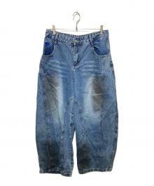 AELFRIC（エルフリック・エデン）の古着「バギーデニムパンツ」｜インディゴ