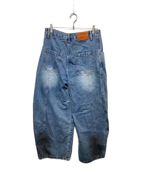 AELFRIC（エルフリック・エデン）AELFRIC (エルフリック・エデン) バギーデニムパンツ インディゴ サイズ:W32 未使用品の古着・服飾アイテム