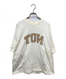 blurhms ROOTSTOCK（ブラームスルーツストック）の古着「24SS NOT-PRINCE 88/12 Tシャツ」｜アイボリー