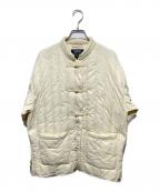 coenコーエン）の古着「TAION（タイオン）別注チャイナダウンブルゾン」｜アイボリー