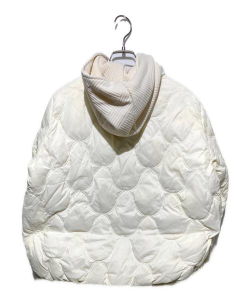 La MODE（ラモード）La MODE (ラモード) ダウンジャケット アイボリー サイズ:Sの古着・服飾アイテム