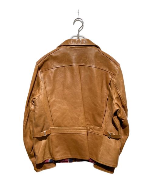 Pherrow's（フェローズ）Pherrow's (フェローズ) ホースハイド ライダース ジャケット ブラウン サイズ:ＸＬの古着・服飾アイテム