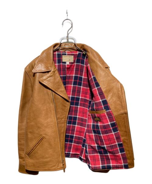 Pherrow's（フェローズ）Pherrow's (フェローズ) ホースハイド ライダース ジャケット ブラウン サイズ:ＸＬの古着・服飾アイテム