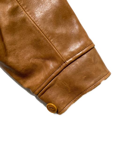 Pherrow's（フェローズ）Pherrow's (フェローズ) ホースハイド ライダース ジャケット ブラウン サイズ:ＸＬの古着・服飾アイテム