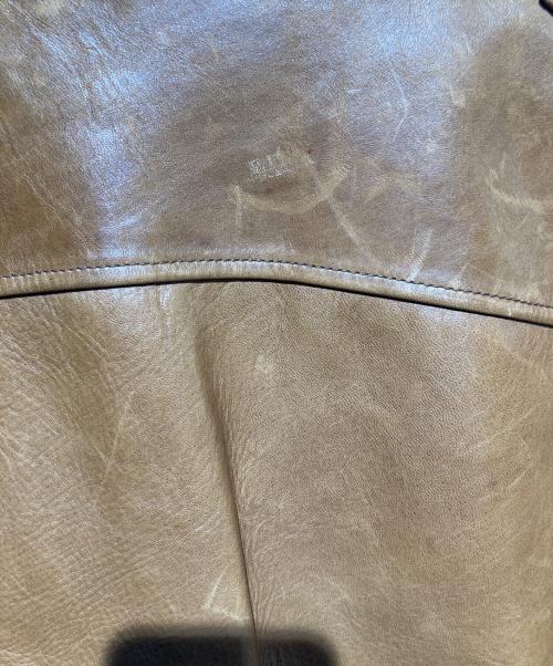 Pherrow's（フェローズ）Pherrow's (フェローズ) ホースハイド ライダース ジャケット ブラウン サイズ:ＸＬの古着・服飾アイテム