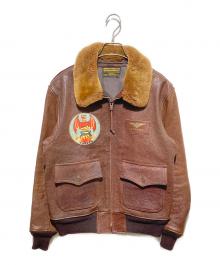 PHERROW’S（フェローズ）の古着「G-1 FLYING JACKET」｜ブラウン