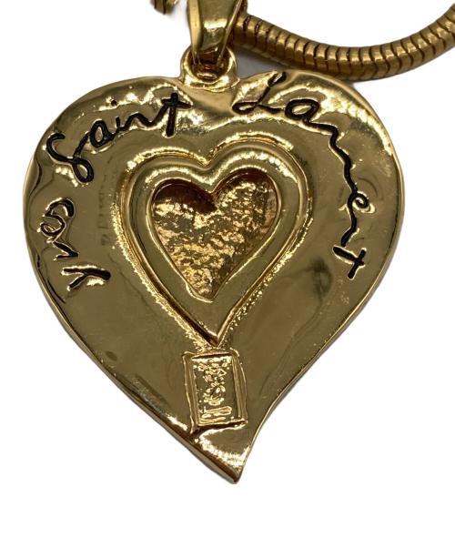Yves Saint Laurent（イヴサンローラン）Yves Saint Laurent (イヴサンローラン) ハートモチーフネックレスの古着・服飾アイテム