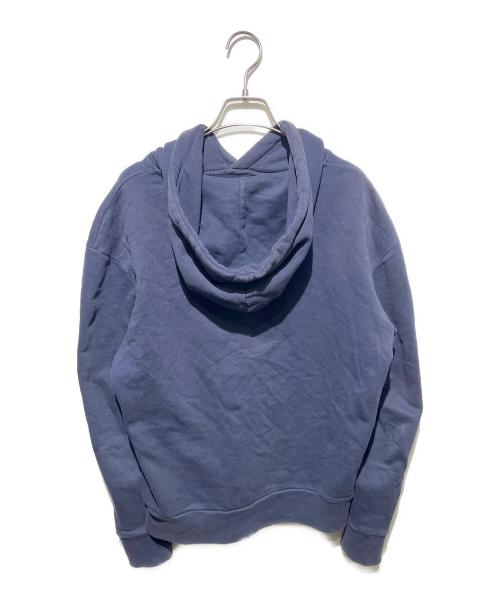 maison kitsune（メゾンキツネ）maison kitsune (メゾンキツネ) ダブルフォックス プルオーバー スウェットパーカー ネイビー サイズ:Mの古着・服飾アイテム