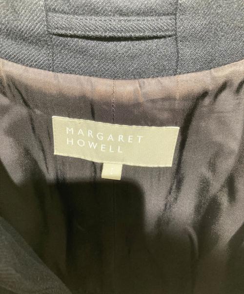 MARGARET HOWELL（マーガレットハウエル）MARGARET HOWELL (マーガレットハウエル) ウールバルマカーンコート ネイビー サイズ:1の古着・服飾アイテム