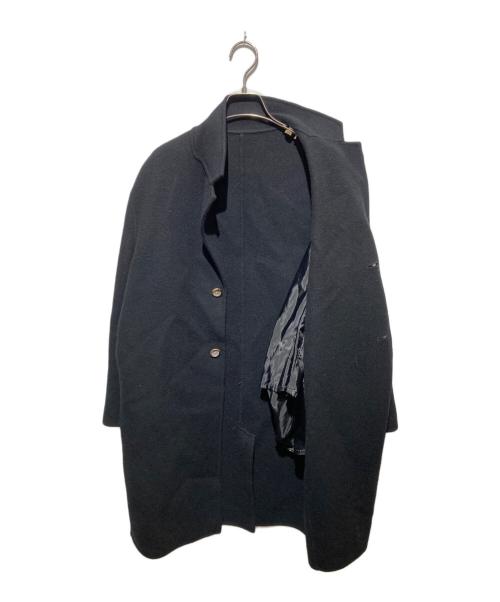 avyts（エーバイティーエス）avyts (エーバイティーエス) WOOL RIVER COAT / ウールチェスターコート ブラック サイズ:不明の古着・服飾アイテム